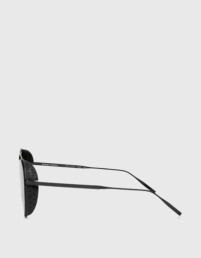 Rubber Blinders Aviator Sunglasses