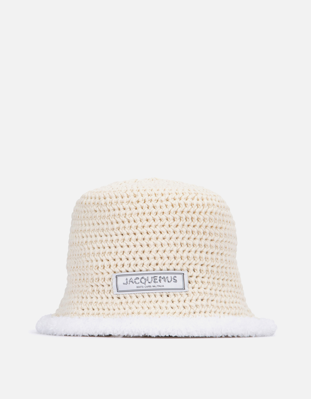 Jacquemus Le Bob Bordino Crochet Trimmed Bob Hat　Jacquemus Le Bob Bordino かぎ針編みトリム ボブ ハット Jacquemus