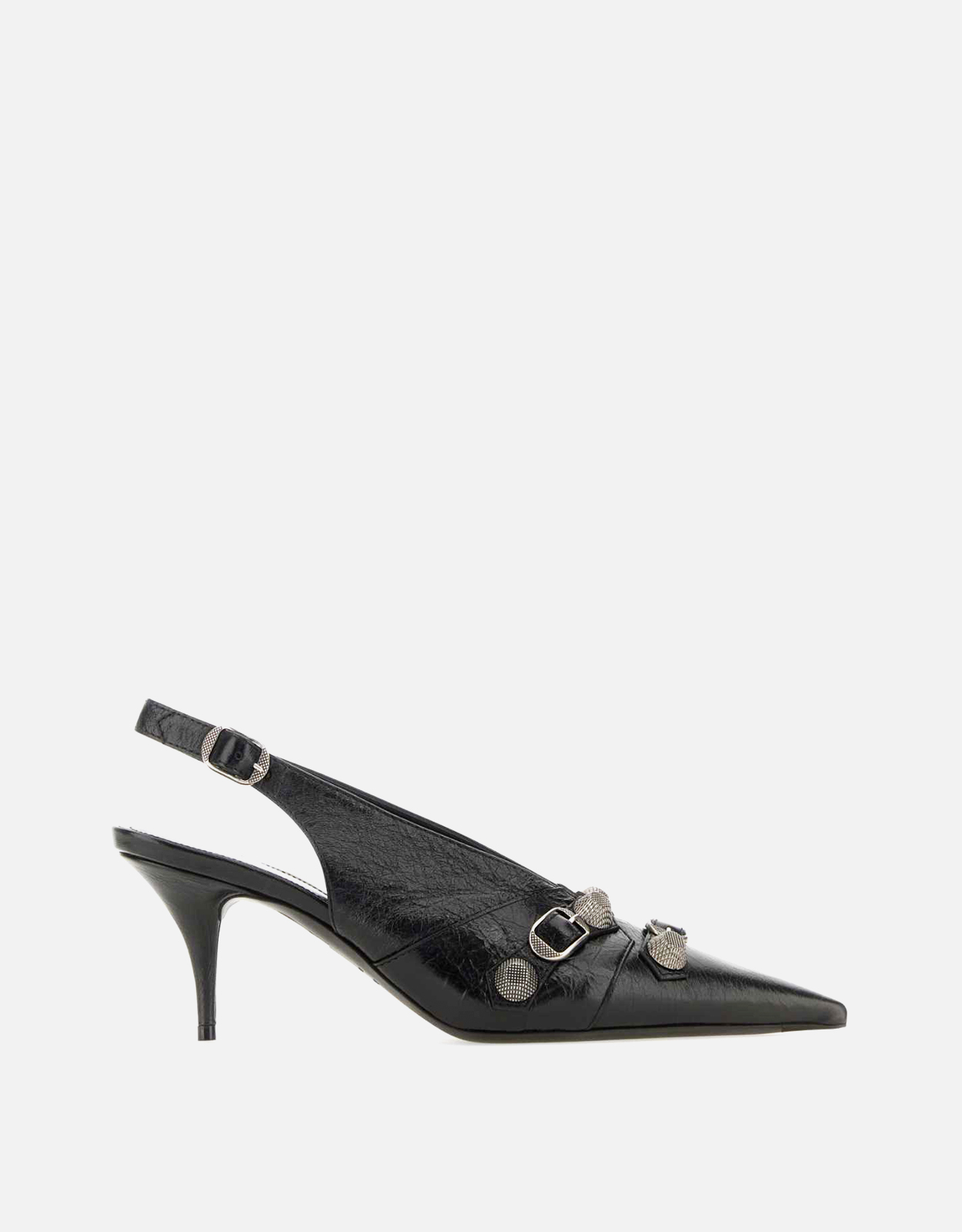 Balenciaga ブラックレザーカゴールパンプス () IFCHIC.COM