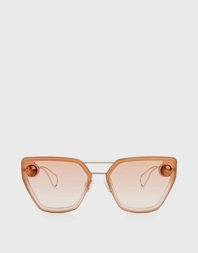 Transparent Square Sunglasses 