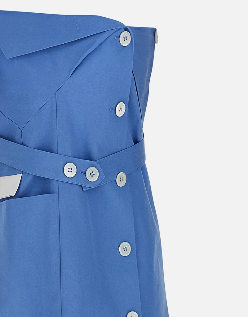 miu miu blue dress Miumiu 24 navy blue polo dress size XS main image 1