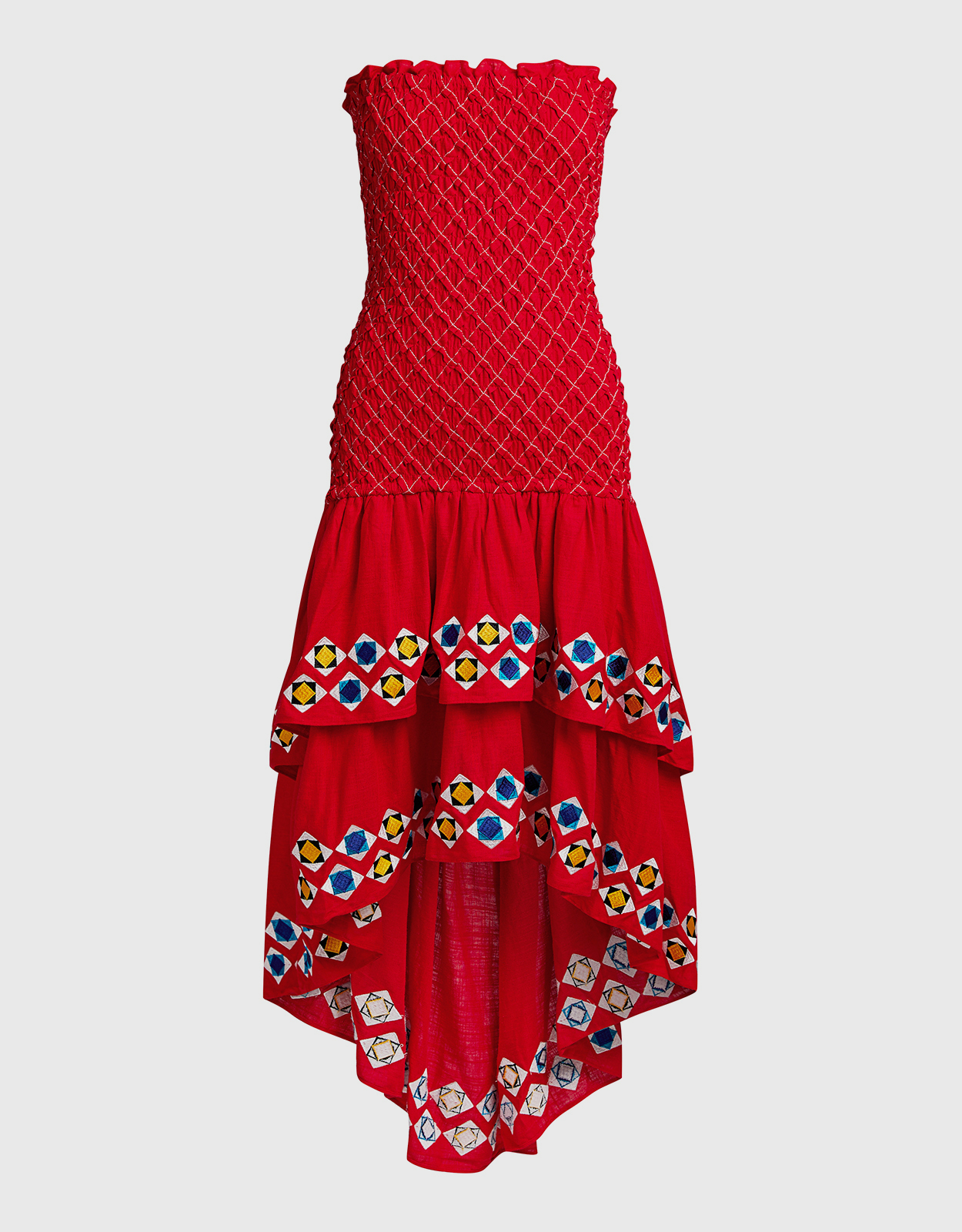 alexis embroidered dress Fit & Flare Floral Mini Dress main image 1