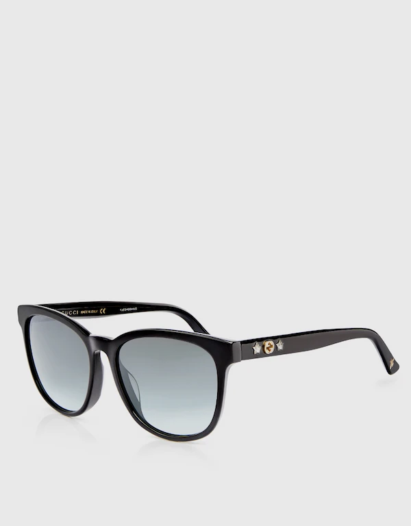 Gucci Star Embellished Square Frame Sunglasses