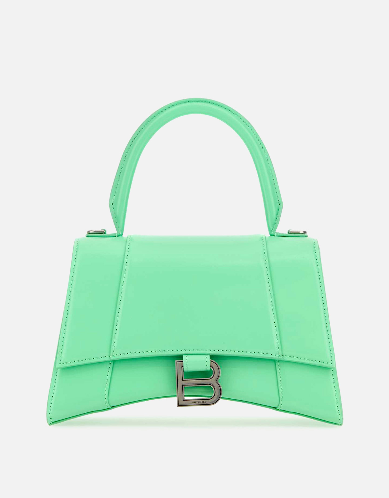 Balenciaga Mint Green Leather Small Hourglass Handbag () IFCHIC.COM