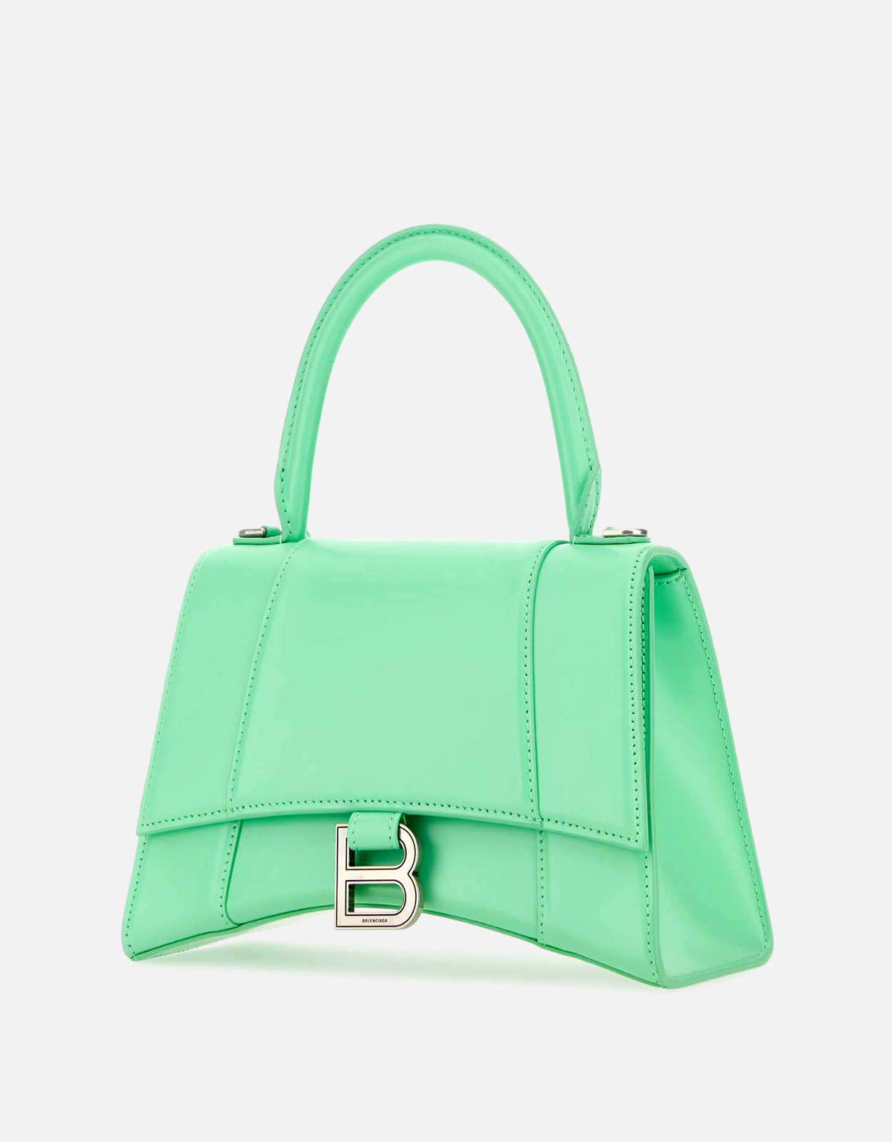 Balenciaga ミントグリーンレザー小さな砂時計ハンドバッグ () IFCHIC.COM Balenciaga ミントグリーンレザー小さな砂時計ハンドバッグ () IFCHIC.COM