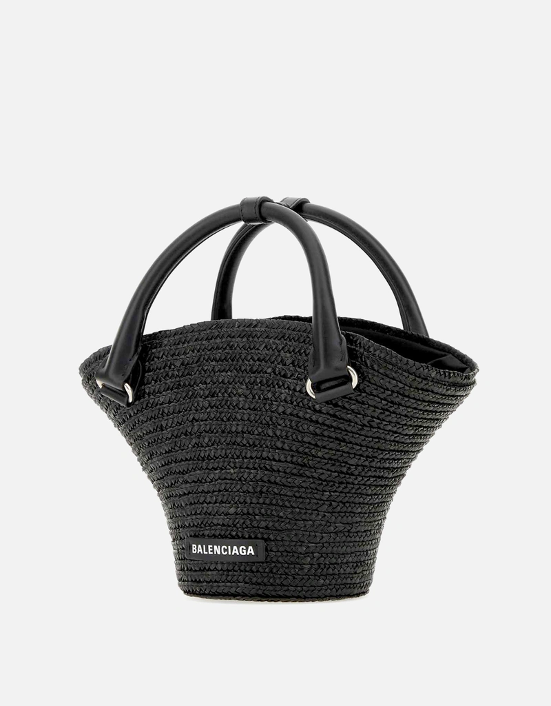 Balenciaga Mini Raffia Beach Handbag () IFCHIC.COM