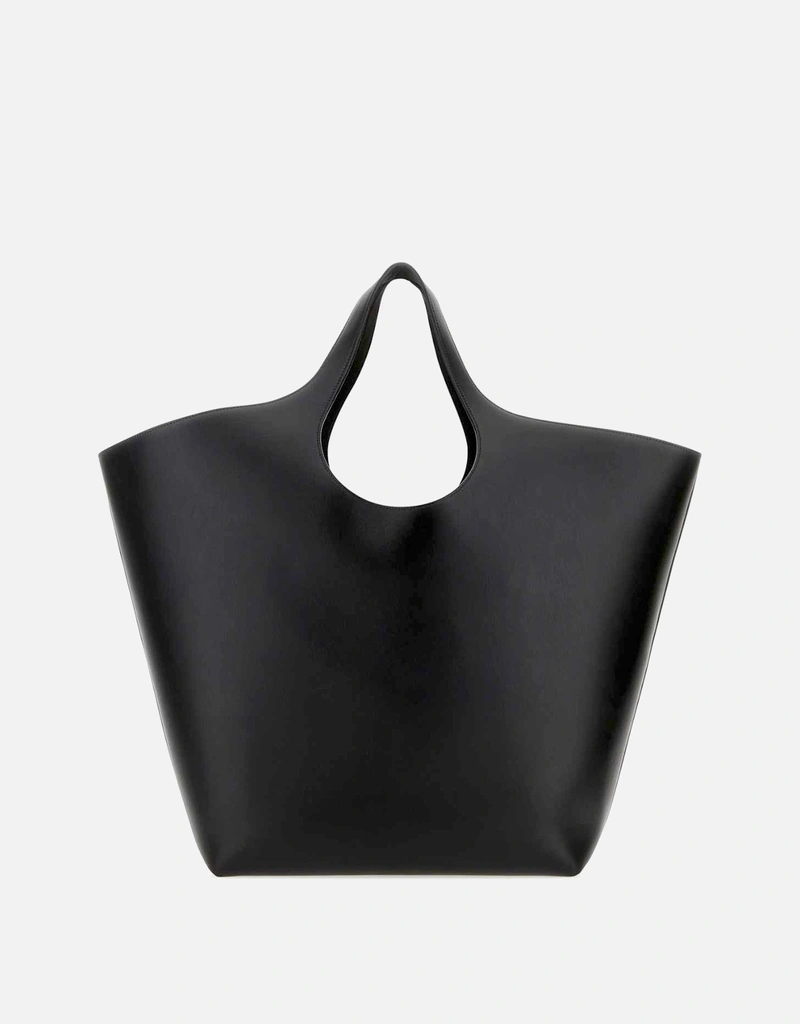 Balenciaga ブラックレザーラージメアリーケイトショッピングバッグ