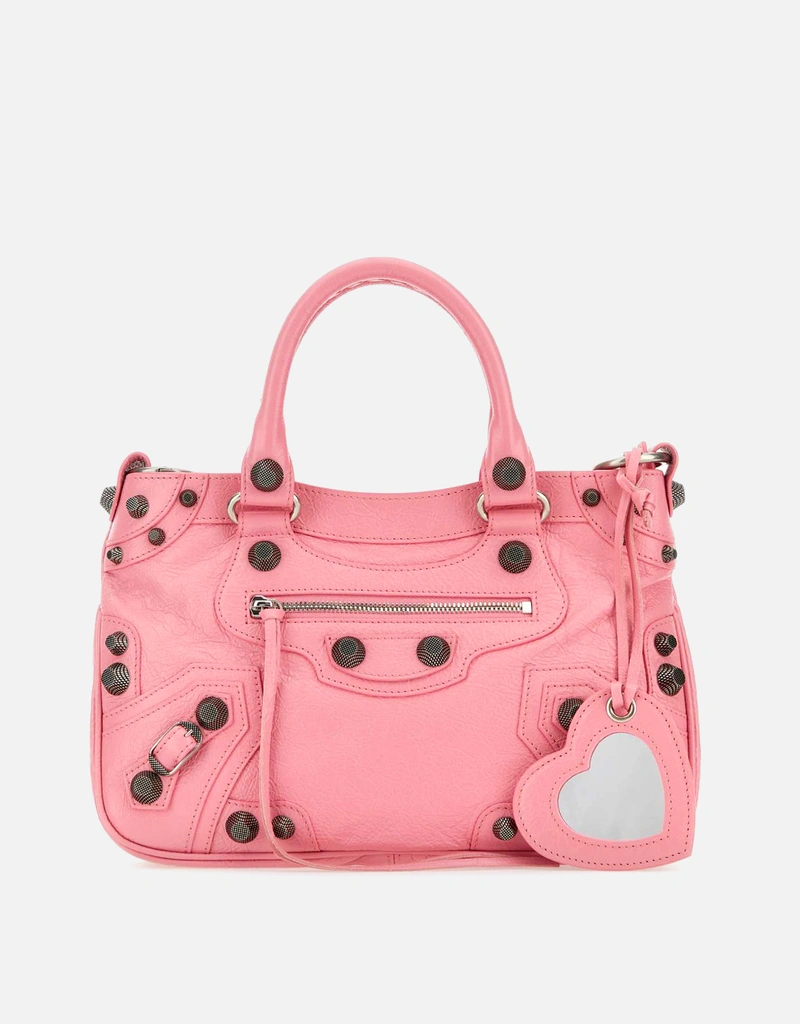レディース BALENCIAGA かごバッグ ピンク