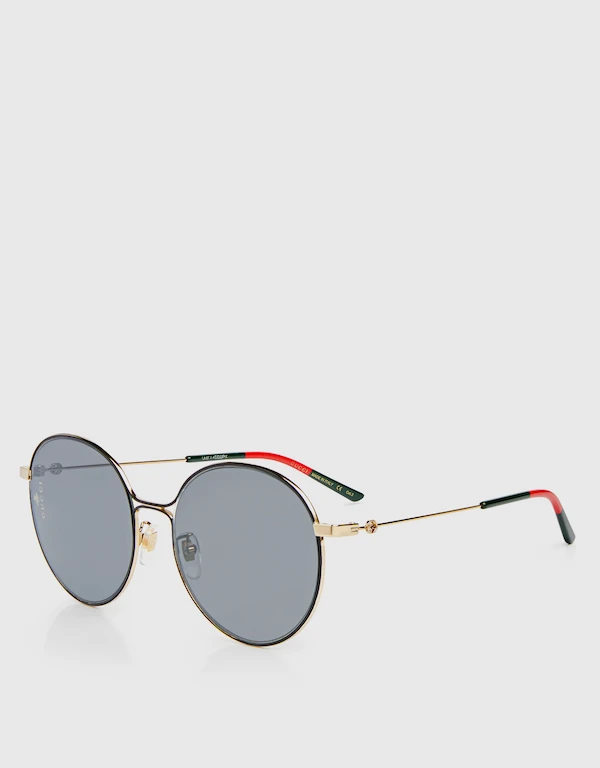 Gucci Metal Round Frame Sunglasses