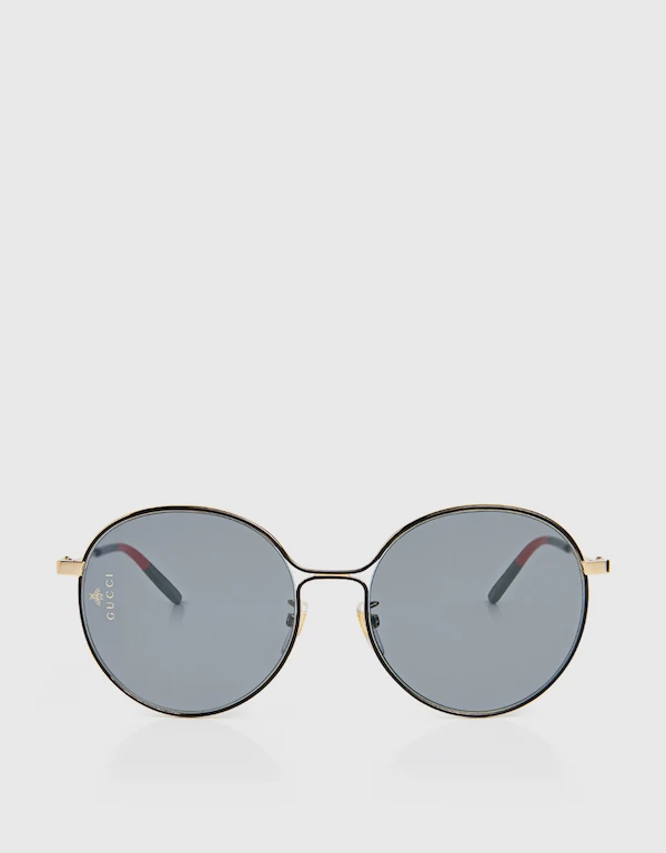 Gucci Metal Round Frame Sunglasses