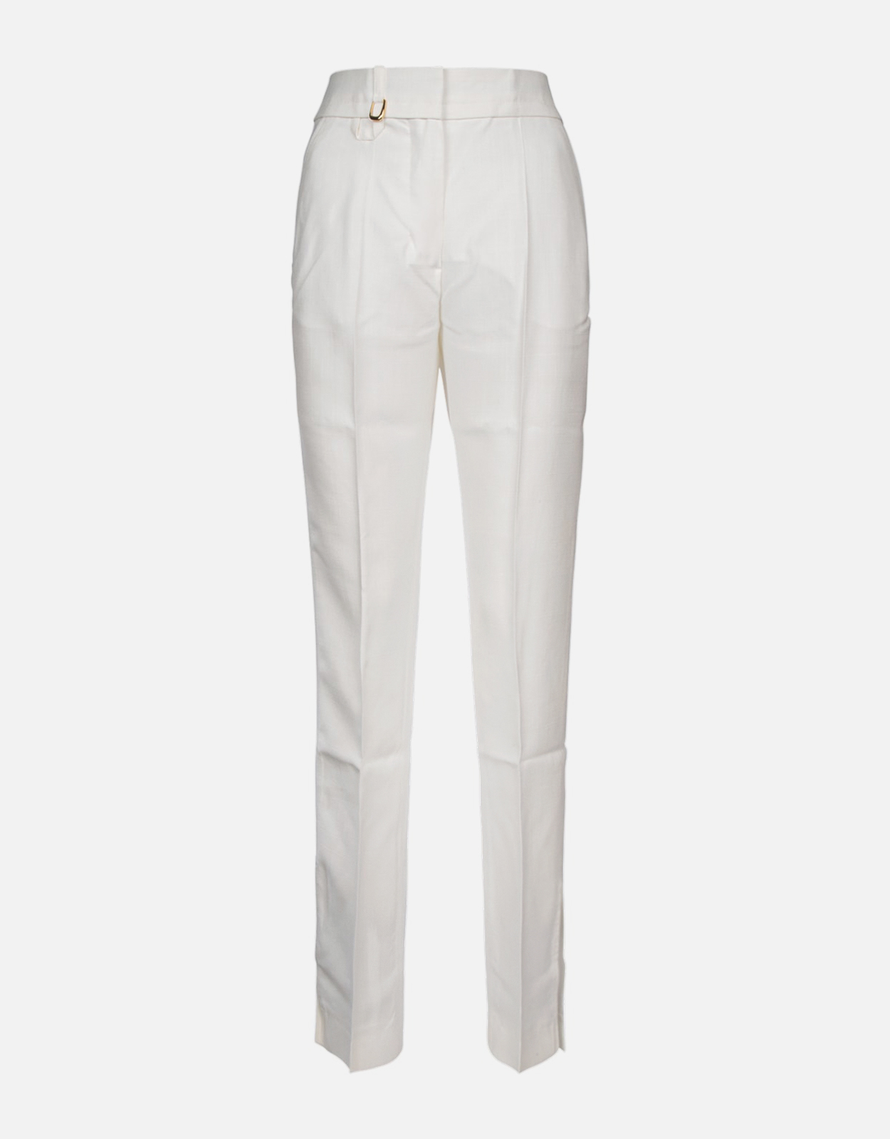 JACQUEMUS Jacquemus Le Pantalon Stretch Cotton Straight-Leg Pants - FR 36F　Jacquemus Le Pantalon ストレッチ コットン ストレートレッグ パンツ - FR 36F