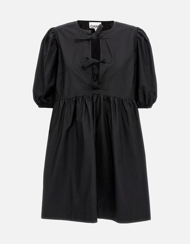 Ganni Knot poplin dress (All New In) IFCHIC.COM