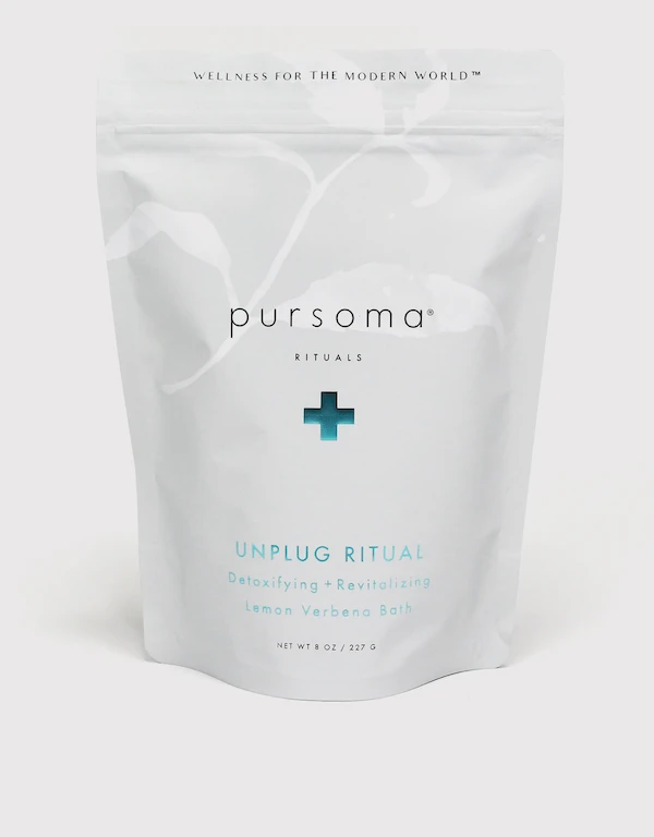 Pursoma Unplug Ritual Lemon Verbena Bath Treatment 227g