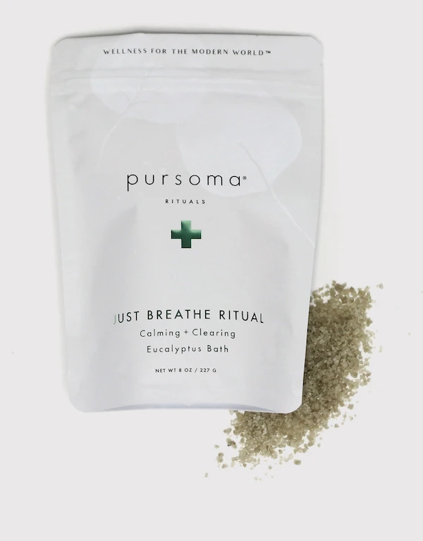 Pursoma Just Breathe Ritual Eucalyptus Bath Teartment 227g