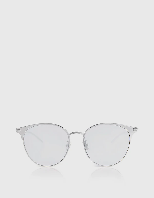 Saint Laurent Mirrored Cat-eye Sunglasses