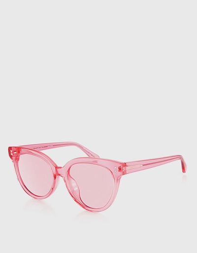 Transparent Cat-eye Sunglasses