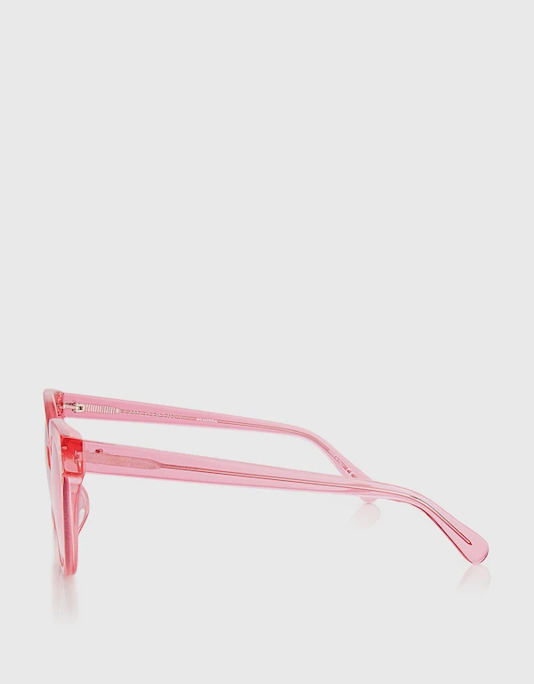 Stella McCartney Transparent Cat-eye Sunglasses