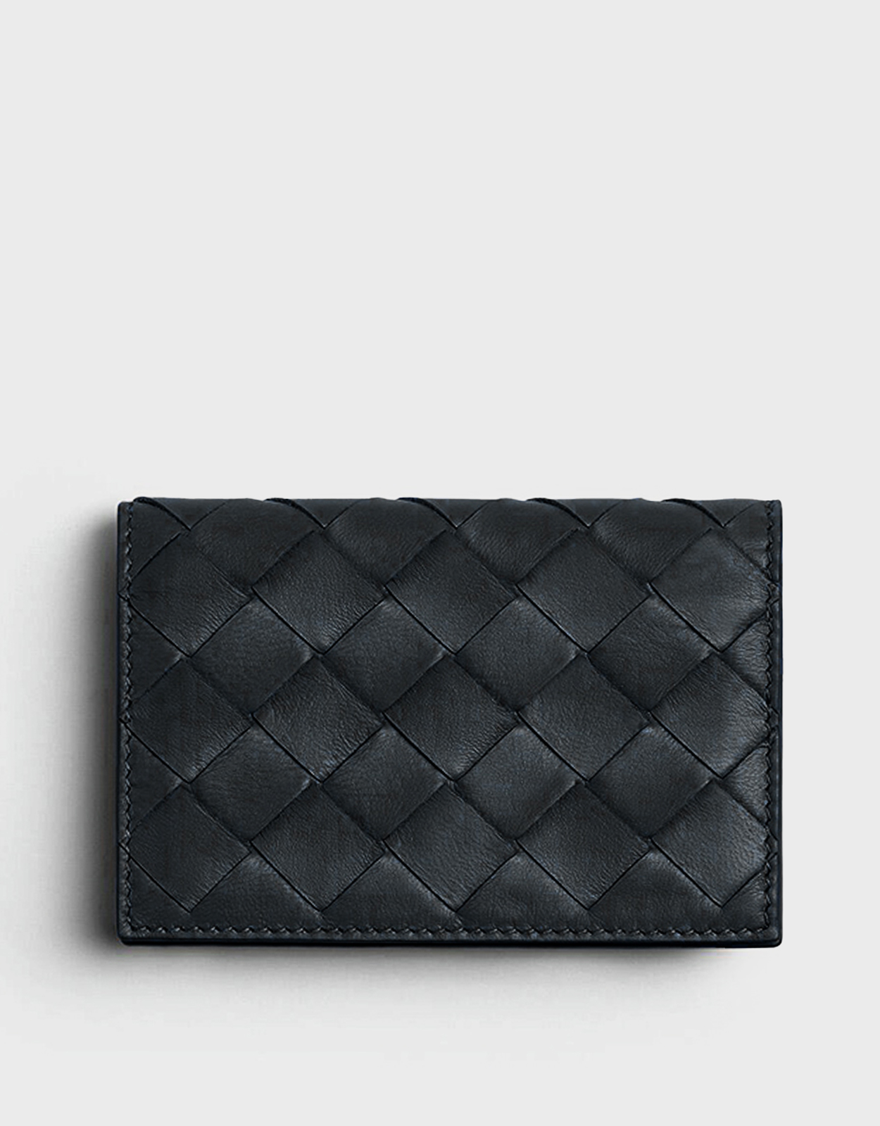 BOTTEGA VENETA Bottega Veneta Intrecciato Nappa Lampskin Leather Cardholder　ボッテガ・ヴェネタ イントレチャート ナッパ ランプスキン レザー カードホルダー