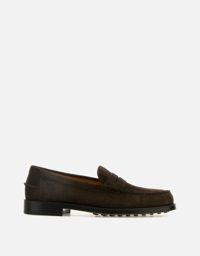 Tod's メンズスエードローファー () IFCHIC.COM