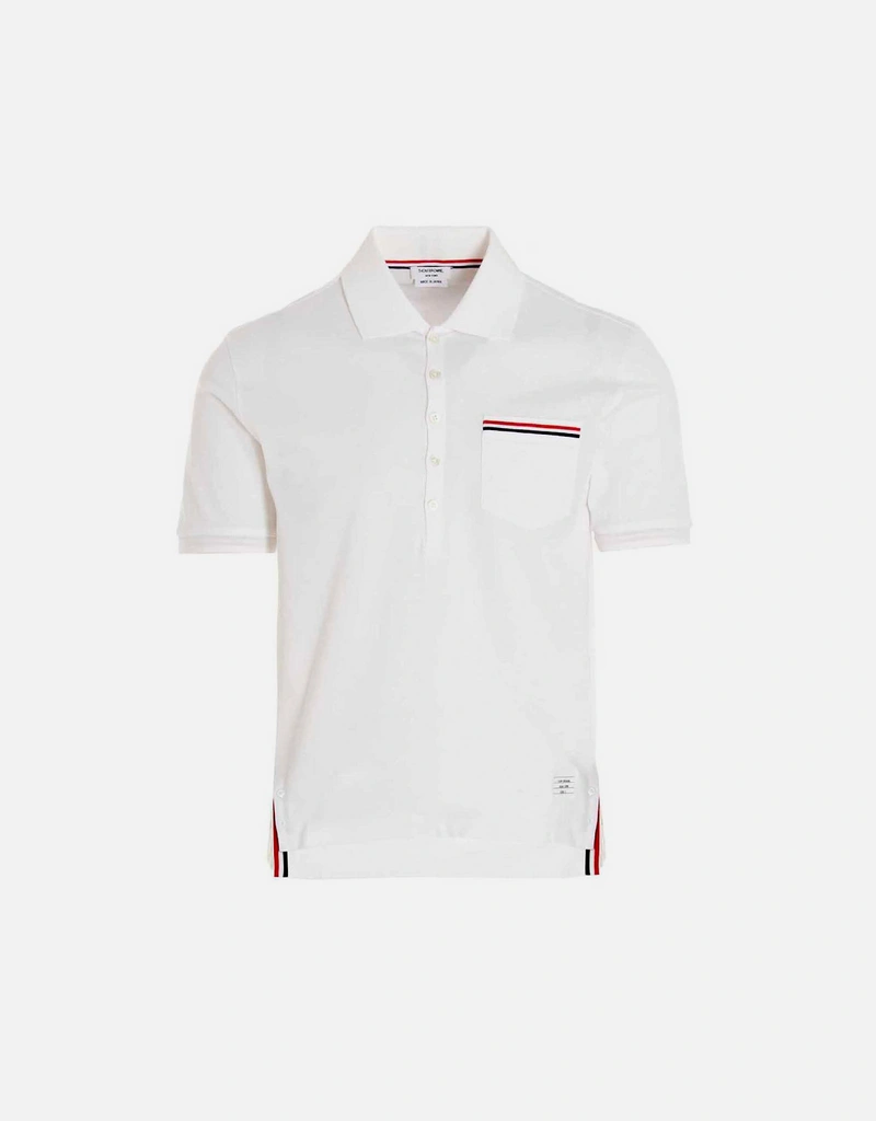 THOM BROWNE ポロシャツ ホワイト メンズ Tシャツ＆ポロシャツ | Thom Browne