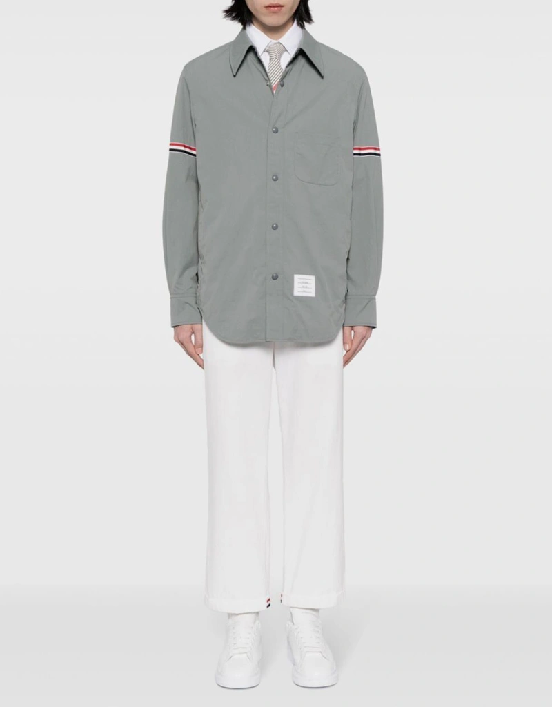 Thom Browne メンズ ナイロン シャツジャケット (アパレル) IFCHIC.COM