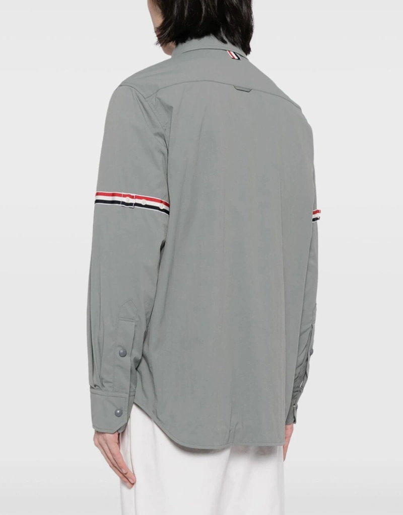 Thom Browne メンズ ナイロン シャツジャケット (アパレル) IFCHIC.COM