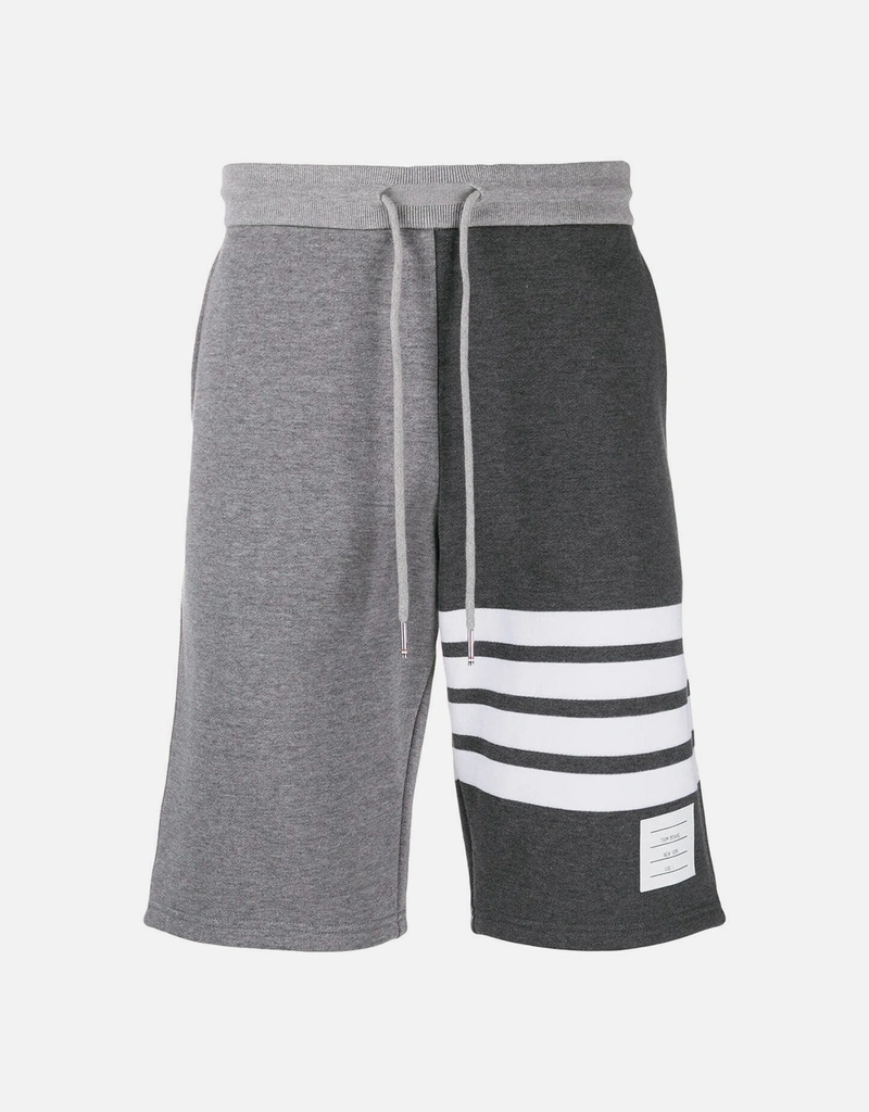 新品、正規品トムラウンドThom browne ショートパンツ4番 Thom Browne メンズ 4バー コットン トーンオントーンショーツ (ズボン