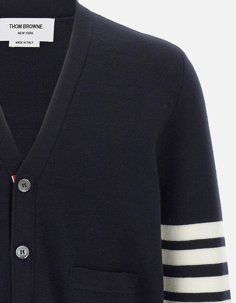Thom Browne メンズ 4バー ウール カーディガン (アパレル,ニット