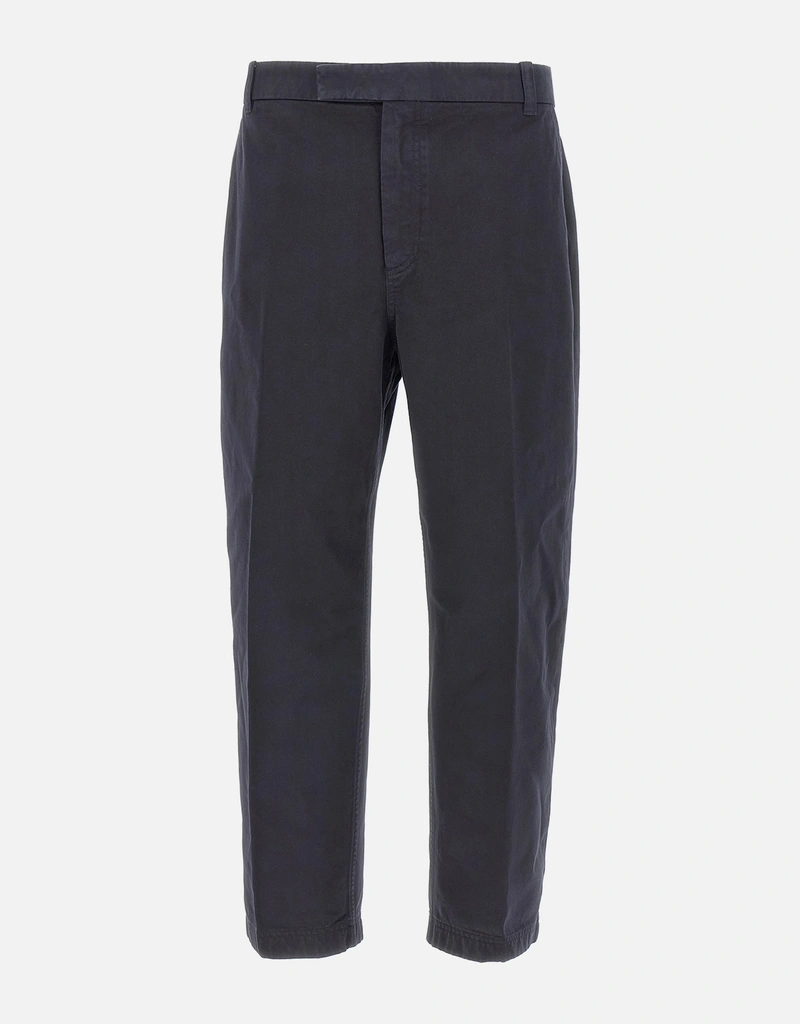 【BB】THOM BROWNE. オーダースラックス Thom Browne メンズ ユーティリティ コットン テーパードレッグ パンツ