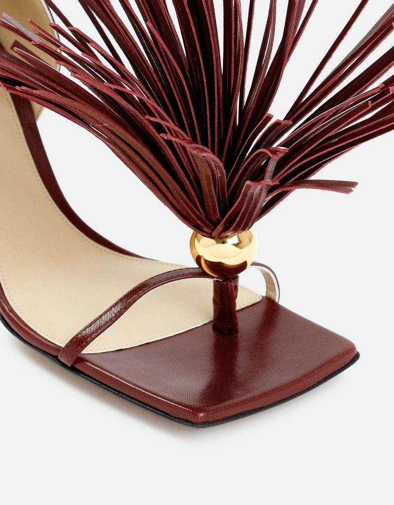 Bottega Veneta Leather Ankle Strap High-Heeled サンダル (すべての
