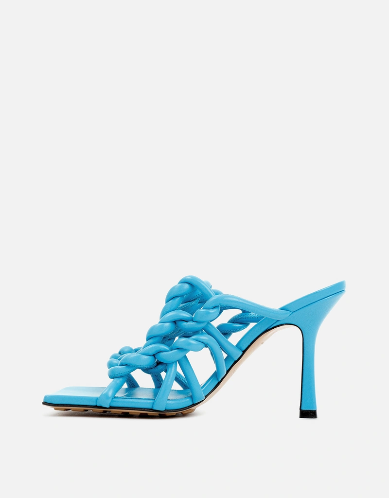 BOTTEGA VENETA 水色ミュールヒール Bottega Veneta Bottega Veneta