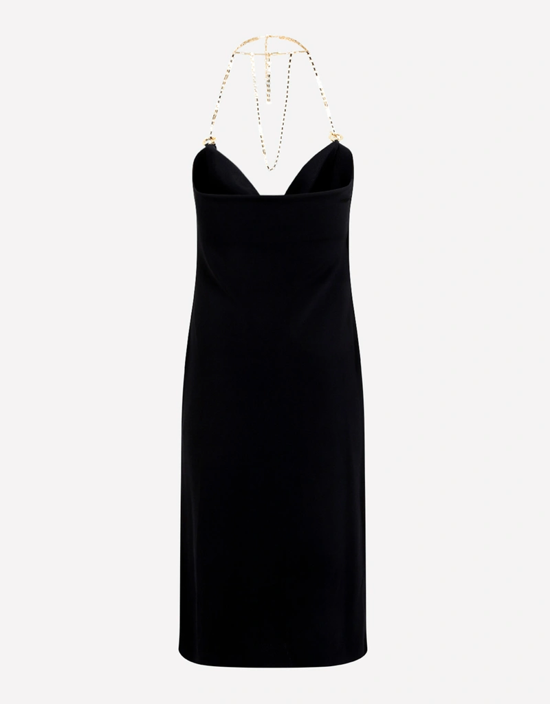 knee length dresses for ladies Bottega Veneta – Bottega Veneta Viscose Midi Dress in Barcelona or Shop  Online Mujer 731-005876 01 main image 0