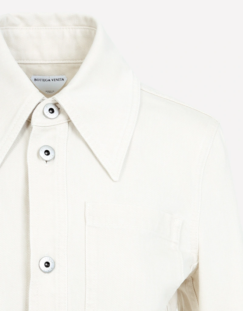 【BOTTEGA VENETA 】コットン半袖シャツジャケット Bottega Veneta コットンシャツジャケット (すべての新品) IFCHIC.COM