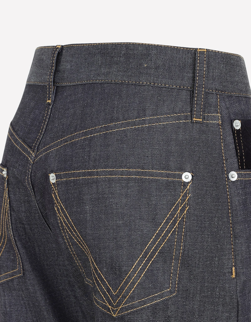 Bottega Veneta Cotton Straight-Leg Jeans (デニム単品,ジーンズ