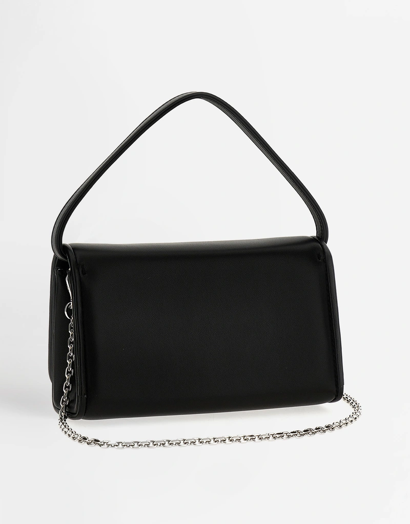 Roger Vivier Black leather Micro Pilgrim bag () IFCHIC.COM