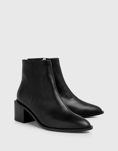 Xenia Block Heeled Ankle Boots