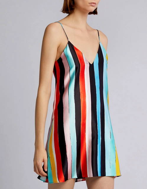 Marc by Marc Jacobs Womens Striped Scoop Neck Tank Dress