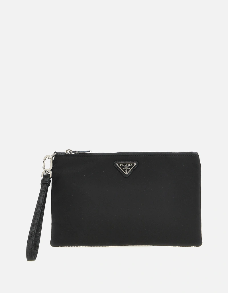 Prada メンズ リナイロン クラッチ (バッグ,ポーチ) IFCHIC.COM