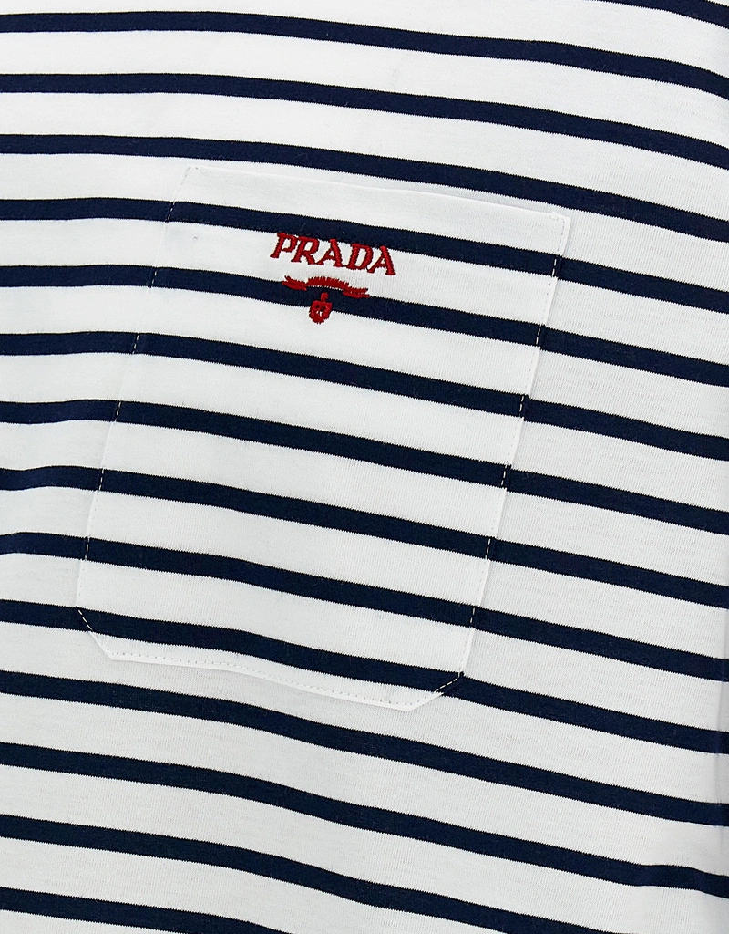 Prada Logo Embroidery T-Shirt () IFCHIC.COM