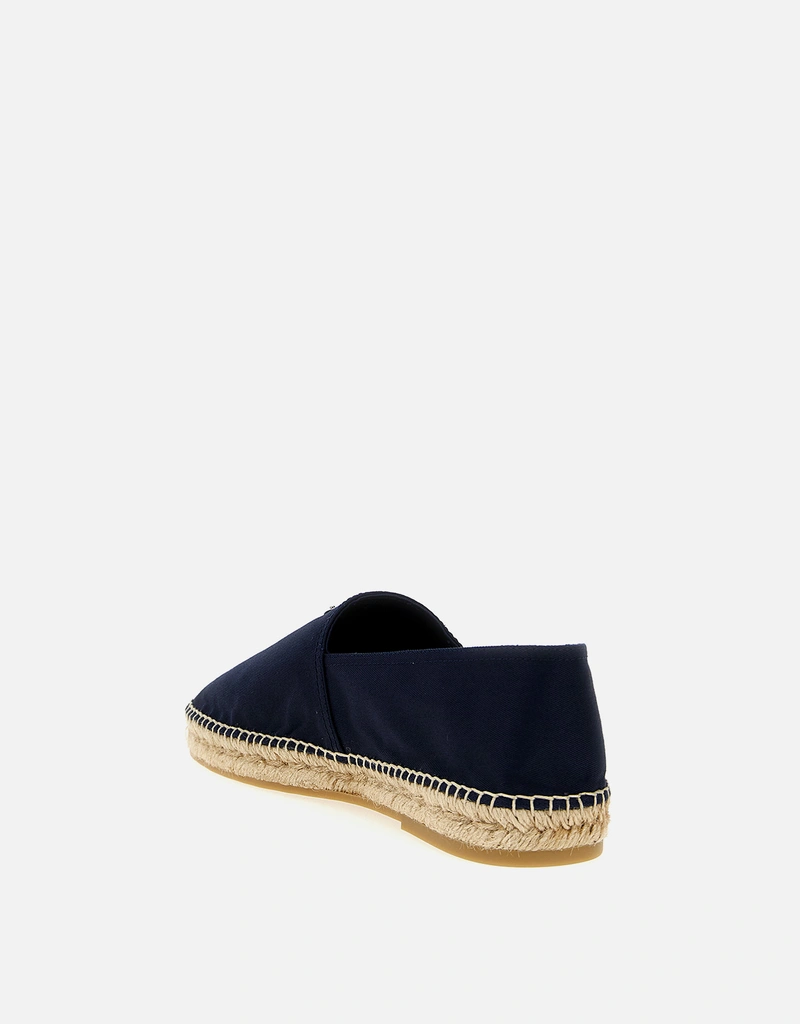 Prada メンズ ロゴ コットン エスパドリーユ () IFCHIC.COM