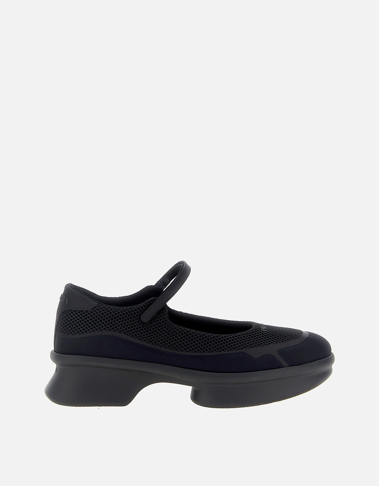 Prada ロゴ入りメッシュバレエフラットシューズ () IFCHIC.COM
