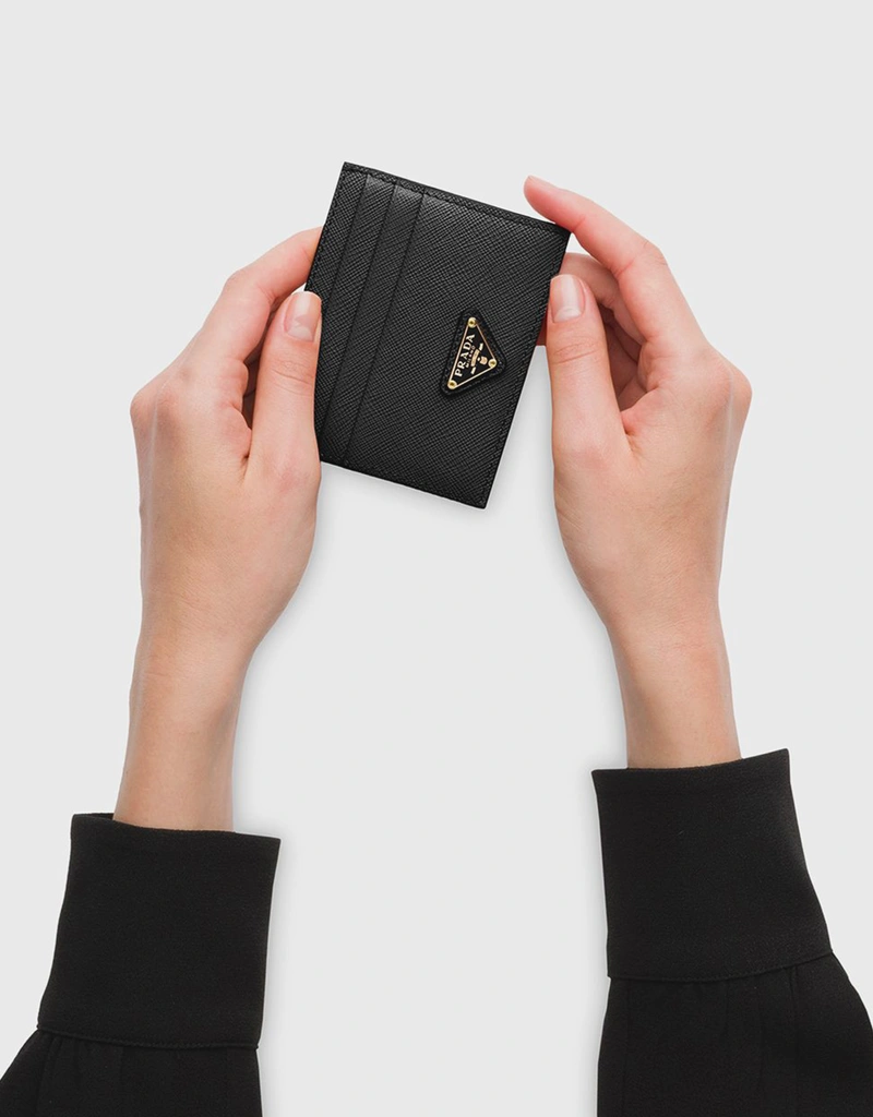 Prada サフィアーノレザーカードホルダー (財布とカードホルダー