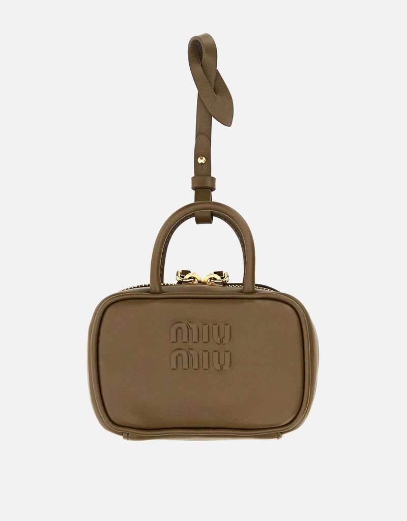Miu Miu ボウレザーマイクロバッグチャーム () IFCHIC.COM