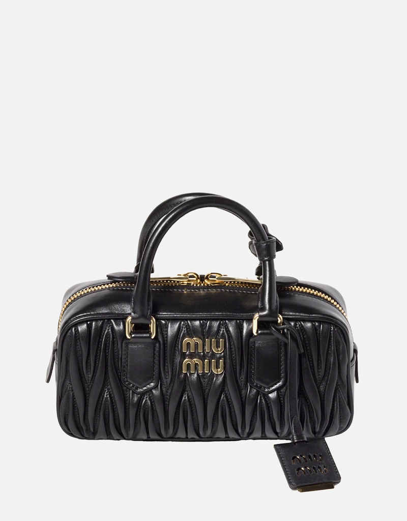 Miu Miu アルカディ マトラッセ ラムレザー ハンドルバッグ () IFCHIC.COM