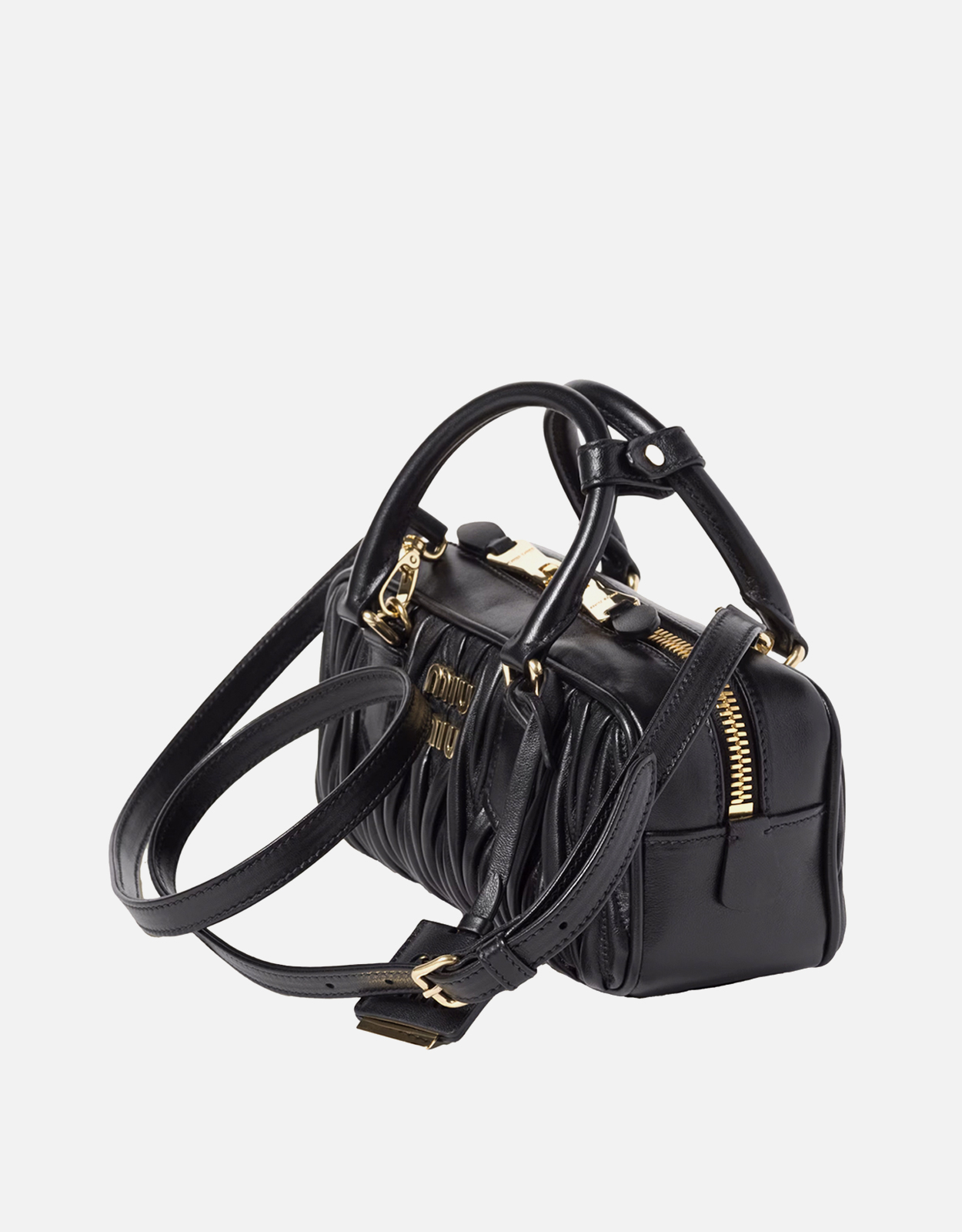 Miu Miu アルカディ マトラッセ ラムレザー ハンドルバッグ () IFCHIC.COM