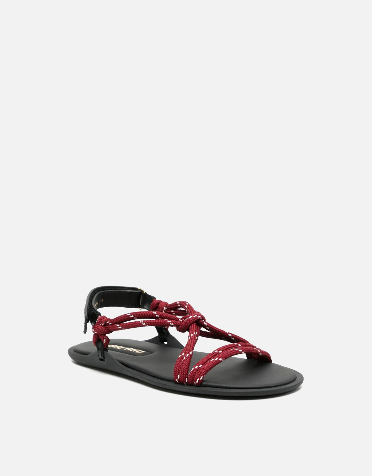 Miu Miu リヴィエール 結びストラップサンダル (サンダル,フラット