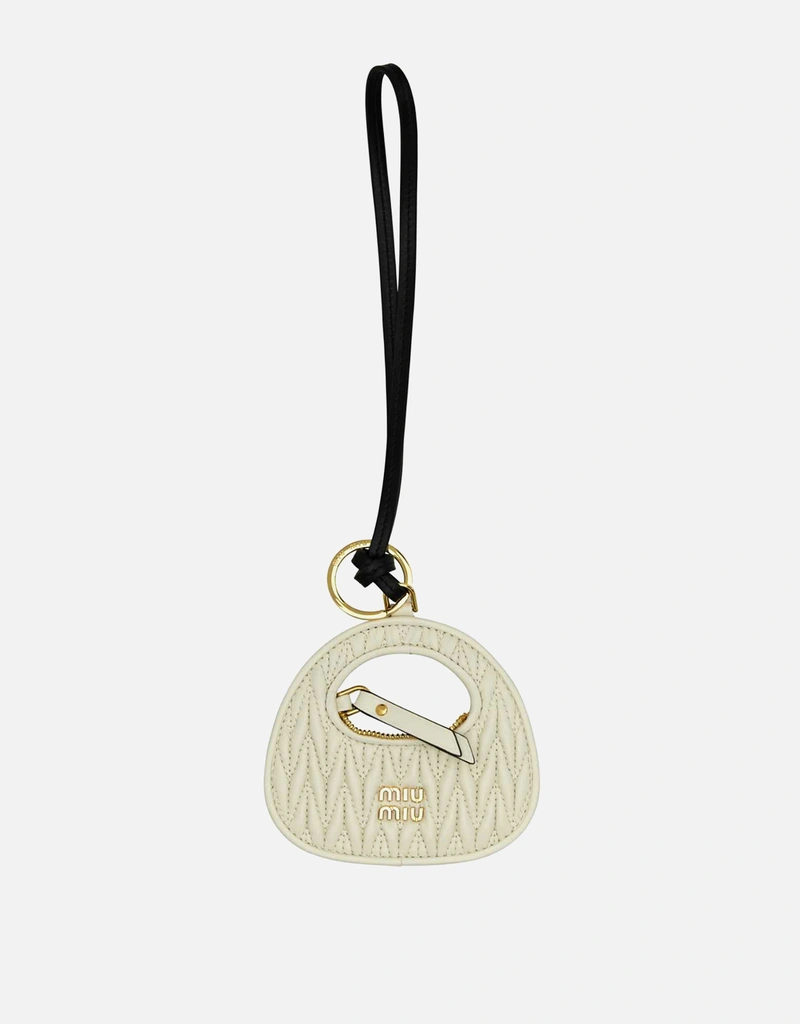 Miu Miu レザーキーリング () IFCHIC.COM