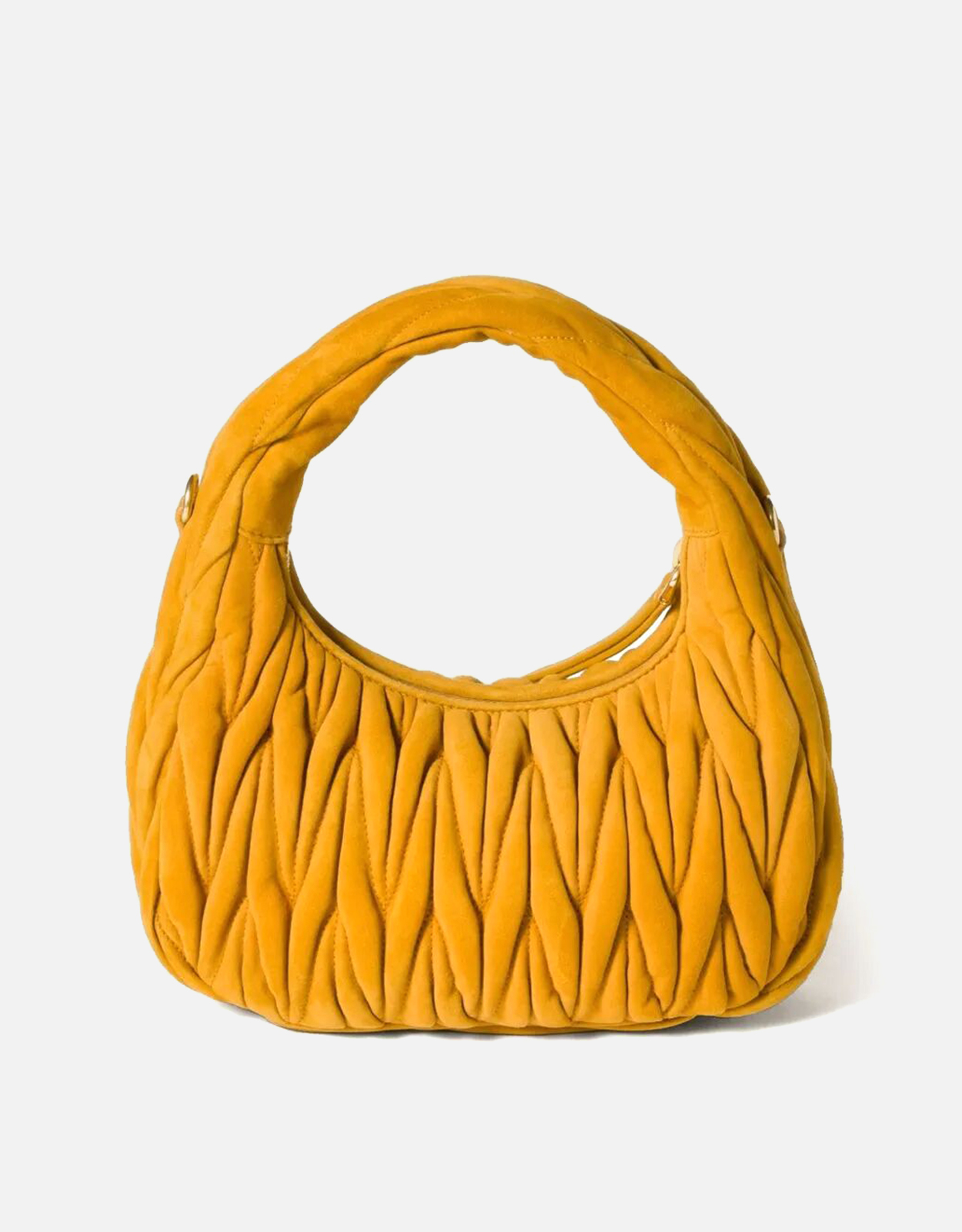 Miu Miu ワンダー スモール マトラッセ スエード ラムレザー ハンドル