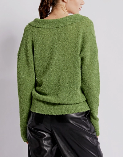 Rosario Oversized Boucle Knitted Top