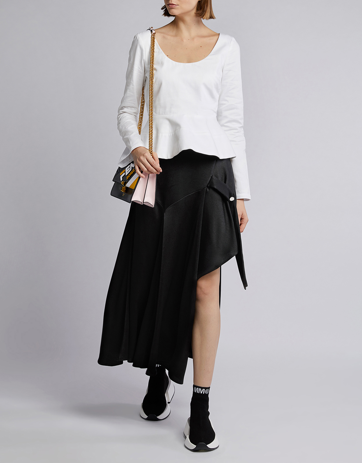 Ellery Faintest Sound Asymmetric Draped Maxi Skirt (Skirts) IFCHIC.COM